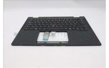 Lenovo 5M11S16095 C-Cover with keyboard, Norwegian, Black, Backlight, WWAN, UK