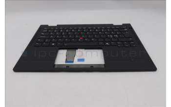 Lenovo 5M11S16097 C-Cover with keyboard, Nordic, Black, Backlight, WWAN, UK