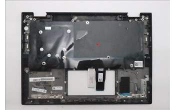 Lenovo 5M11S16101 C-Cover with keyboard, Portuguese, Black, Backlight, WWAN, UK