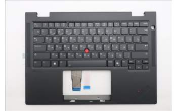 Lenovo 5M11S16105 C-Cover with keyboard, Russian, Black, Backlight, WWAN, US