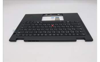 Lenovo 5M11S16105 C-Cover with keyboard, Russian, Black, Backlight, WWAN, US