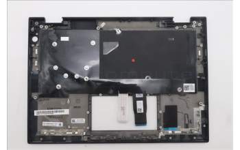 Lenovo 5M11S16109 C-Cover with keyboard, Slovenian, Black, Backlight, WWAN, UK