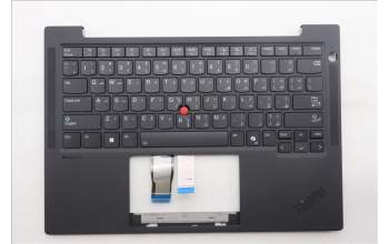 Lenovo 5M11S16159 C-Cover with keyboard, Arabic, Black, Backlight, US