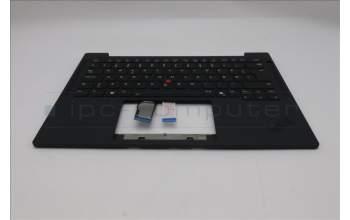 Lenovo 5M11S16183 C-Cover with keyboard, Danish, Black, Backlight, UK