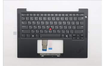 Lenovo 5M11S16253 C-Cover with keyboard, Russian, Black, Backlight, US