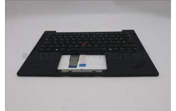 Lenovo 5M11S16257 C-Cover with keyboard, Slovenian, Black, Backlight, UK