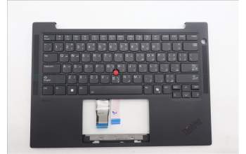 Lenovo 5M11S16307 C-Cover with keyboard, Arabic, Black, Backlight, WWAN, US