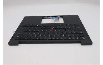 Lenovo 5M11S16331 C-Cover with keyboard, Danish, Black, Backlight, WWAN, UK