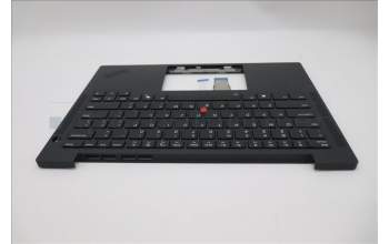 Lenovo 5M11S16333 C-Cover with keyboard, English, Black, Backlight, WWAN
