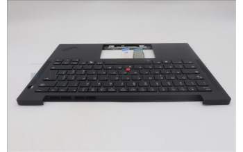 Lenovo 5M11S16375 C-Cover with keyboard, Italian, Black, Backlight, WWAN, UK