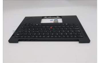 Lenovo 5M11S16391 C-Cover with keyboard, Norwegian, Black, Backlight, WWAN, UK