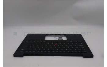 Lenovo 5M11S16413 C-Cover with keyboard, Swedish/Finnish, Black, Backlight, WWAN, UK