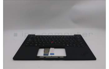 Lenovo 5M11S16437 C-Cover with keyboard, UK English, Black, Backlight, WWAN, UK