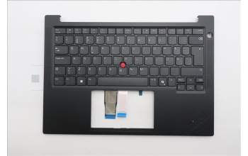 Lenovo 5M11S26780 C-Cover with keyboard, Swedish/Finnish, Black, UK