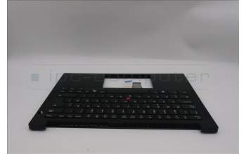 Lenovo 5M11S26780 C-Cover with keyboard, Swedish/Finnish, Black, UK