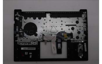 Lenovo 5M11S26834 C-Cover with keyboard, Belgian, Black, Backlight, UK