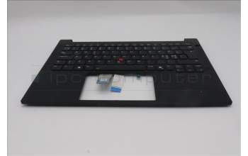Lenovo 5M11S26892 C-Cover with keyboard, Nordic, Black, Backlight, UK
