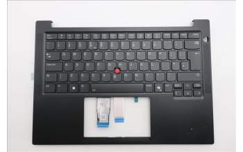Lenovo 5M11S26904 C-Cover with keyboard, UK English, Black, Backlight, UK