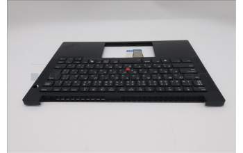 Lenovo 5M11S26922 C-Cover with keyboard, Japanese, Black, Backlight, JP