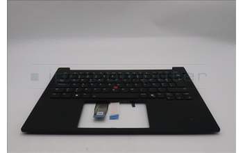 Lenovo 5M11S26964 C-Cover with keyboard, Estonian, Black, Backlight, UK