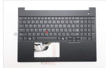 Lenovo 5M11S26977 C-Cover with keyboard, Arabic, Black, US