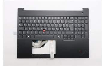 Lenovo 5M11S26980 C-Cover with keyboard, Danish, Black, UK