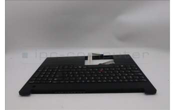 Lenovo 5M11S26980 C-Cover with keyboard, Danish, Black, UK
