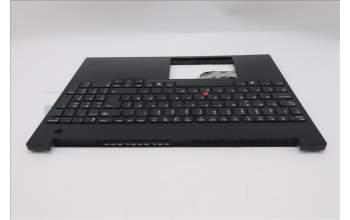 Lenovo 5M11S26997 C-Cover with keyboard, Norwegian, Black, UK
