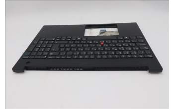 Lenovo 5M11S27020 C-Cover with keyboard, Bulgarian, Black, UK