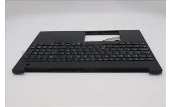 Lenovo 5M11S27052 C-Cover with keyboard, Danish, Black, Backlight, UK