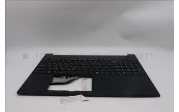Lenovo 5M11S27065 C-Cover with keyboard, Greek, Black, Backlight, US