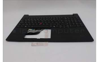 Lenovo 5M11S27087 C-Cover with keyboard, Czech Slovakian, Black, Backlight, UK