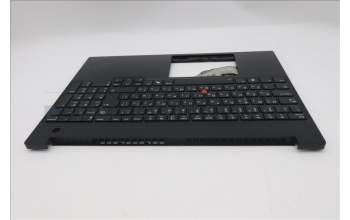 Lenovo 5M11S27113 C-Cover with keyboard, Bulgarian, Black, Backlight, UK