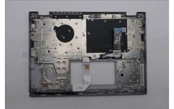 Lenovo 5M11S30361 C-Cover with keyboard, Italian, Luna Grey, Backlight, No World Face Camera, Heat Staking, UK