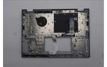 Lenovo 5M11S30379 C-Cover with keyboard, Spanish, Luna Grey, Backlight, No World Face Camera, Heat Staking, UK