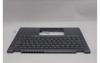 Lenovo 5M11S30382 C-Cover with keyboard, Swedish/Finnish, Luna Grey, Backlight, No World Face Camera, Heat Staking, UK