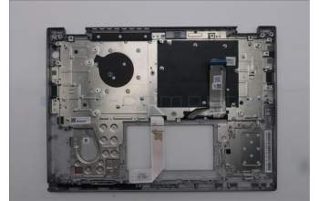 Lenovo 5M11S30385 C-Cover with keyboard, Switzerland, Luna Grey, Backlight, No World Face Camera, Heat Staking, UK