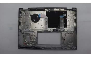 Lenovo 5M11S30427 C-Cover with keyboard, German, Luna Grey, Non-Backlight, World Face Camera, Heat Staking, UK