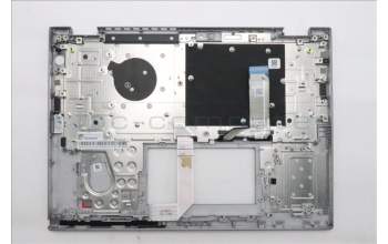 Lenovo 5M11S30520 C-Cover with keyboard, Nordic, Luna Grey, Backlight, World Face Camera, Heat Staking, UK