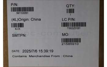 Lenovo 5M11S30561 Lenovo LCD Module, 14\", 2.8K, Touch, Anti-Glare, Anti-reflection, Anti-smudge, OLED, 500nit, 100%DCI-P3, W/5MP RGB+IR Camera