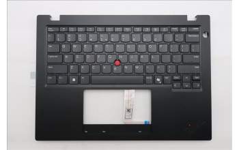 Lenovo 5M11S30569 C-Cover with keyboard, US English Euro, Black, Non-Backlight, Heat Staking, US