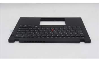 Lenovo 5M11S30575 C-Cover with keyboard, Hebrew, Black, Non-Backlight, Heat Staking, US