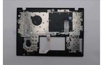 Lenovo 5M11S30602 C-Cover with keyboard, US English Euro, Black, Backlight, Heat Staking