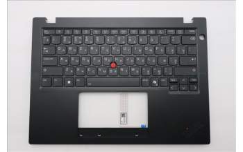 Lenovo 5M11S30617 C-Cover with keyboard, Russian, Black, Backlight, Heat Staking, US