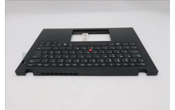 Lenovo 5M11S30647 C-Cover with keyboard, Danish, Black, Non-Backlight, Heat Staking, UK