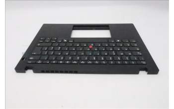 Lenovo 5M11S33640 C-Cover with keyboard, Italian, Black, Non-Backlight, Heat Staking, UK