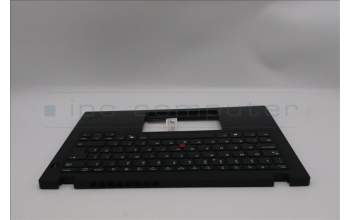 Lenovo 5M11S33673 C-Cover with keyboard, UK English, Black, Non-Backlight, Heat Staking, UK