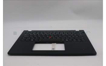 Lenovo 5M11S33691 C-Cover with keyboard, Czech Slovakian, Black, Backlight, Heat Staking, UK