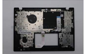 Lenovo 5M11S33694 C-Cover with keyboard, Danish, Black, Backlight, Heat Staking, UK