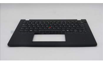 Lenovo 5M11S33721 C-Cover with keyboard, Norwegian, Black, Backlight, Heat Staking, UK